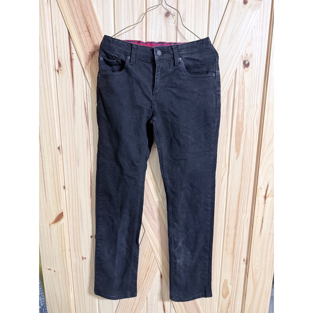 Levis 511 Slim Fit Black Jeans Boys Size 14 Regular W27 L29 Denim Pants